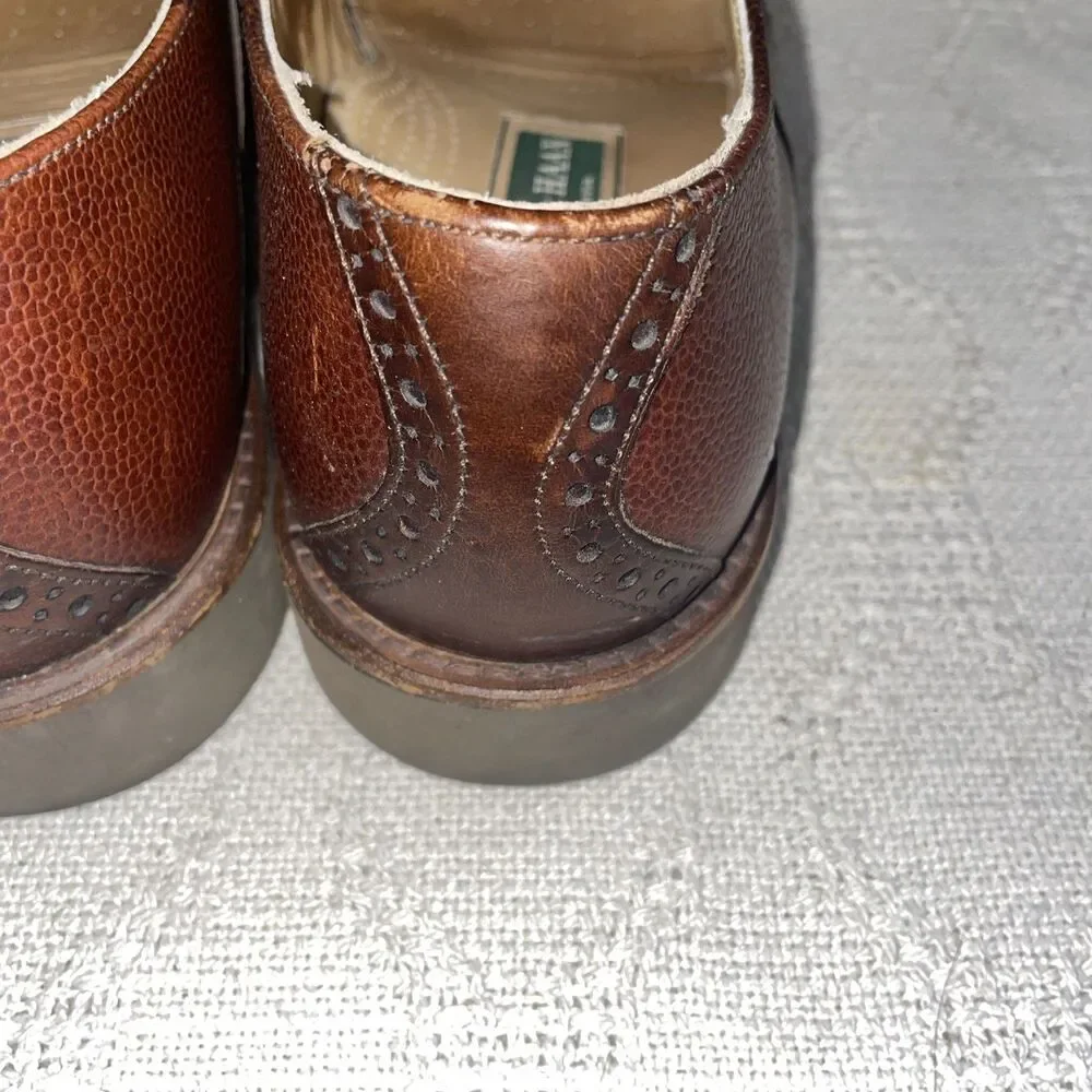 Cole Haan Men’s Saddle Oxfords Size 10 D Brown Leather Going Out Party Fun
